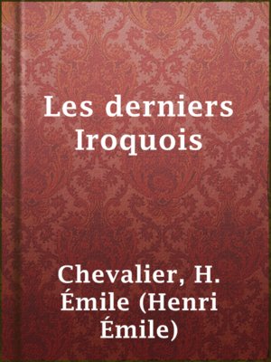 cover image of Les derniers Iroquois
